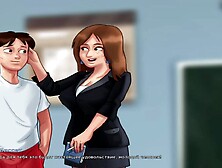 SummertimeSaga - Screwed French Professor E2 # 31