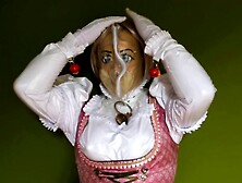 Dirndl Shemale Smells Cum In Mask