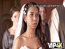 Watch as Asian fiancee and bride get wild with guests while getting fucked in front of them
