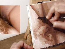 JOI OF PAINTING EPISODE 105 - Fresh and Wet Pubes