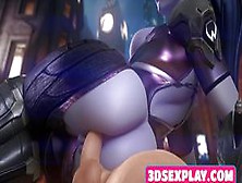 Busty Widowmaker With Sport Body Wants Anal