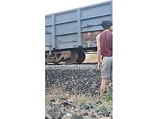 Cumming On Railway Track Indian