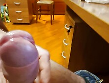 Big Cock Handjob In The Office And Cumshot In Hand