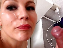 Amateur Blonde Blowjob Handjob And Cumshot