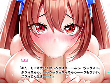 Busty milf maid shows off her skills in this animated training session