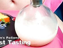 Rikki Ocean's Potions Tasting For The First Time With Cummy Cake!