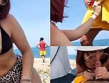 MILF si scopa BAGNINO nella SPIAGGIA NUDISTA