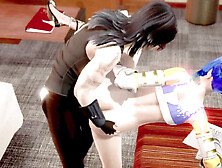 Cyberpunk babe gives Johnny Silverhand a wild blowjob and sexy doggystyle fun