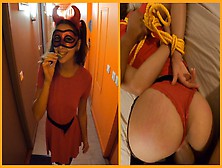 Charming Whore Trick Or Treat Turns Into Rough Sex After I Tied Her Up | Angel Xxx Diabla #halloween2020