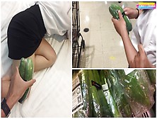 [4K] [Vlogsex] Cucumbers Squirting On A Enormous เธอบอกเอาแตงกวาไปผัด ที่ไหนได้เอาไปยัดหีแทน