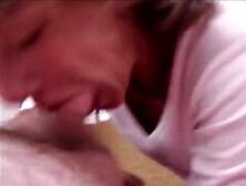 Wild older mom sucking licking and swallow cum very hot