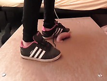 Sneakers And Balerina Hard Cock Crush