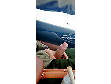 Johnholmesjunior In Very Risky Public Solo Show While Driving Down Highway On Vacation Part 5 Cum