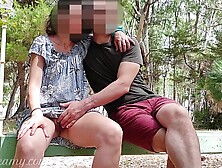 Miss Creamy In Pussy Flash - A Stranger Caught Me Masturbating In The Park And Help Me Orgasm