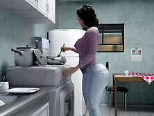 Hot Latina MILF Sucks and Fucks Her Sons Best Friend