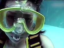 Asian Scuba Girl