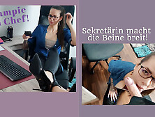 Creampie From the Boss! Secretary Nora Spreads Her Legs
