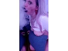 mother i'd like to fuck smokes and chokes on her sex-toy