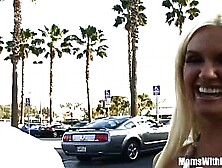 Busty Blonde Mom Rhyse Richards Picked-Up and Fucked