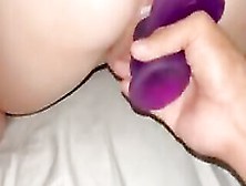 Wife’S Creamy Twat Ride Sex Toy Before Taking Deep Cumshot