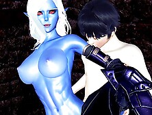 Warcraft Sylvana Windrunner Elf Deepthroat ( 3D Asian Cartoon )