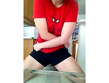 Big Tit Teen Kitchen Strip