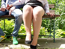 Sex with stranger,  high heels and stockings