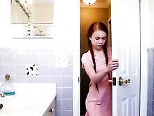 Dolly Little gets her little pussy wrecked by her friend&rsquo;s daddy