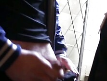 Cute young cock sucker gets a mouthful of dick and cum