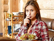 Beautiful solo masturbation with a perfect 18 year old babe Skye Wood