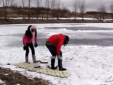 Sizzling Winter Warmth Lussy and Laras Frozen Finger Frenzy