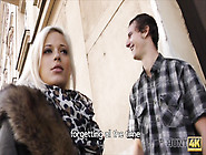 HUNT4K.  Fucking a girl next door for money