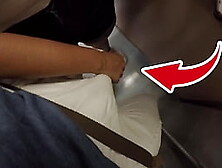 Unknown Blonde Milf with Big Tits Started Touching My Dick in Subway ! That' s called Clothed Sex?