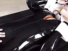 Big Cock Latex Shemale Cum