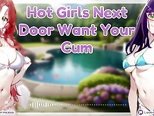 Cute Whores Next Door Want Your Sperm | Audio Cartoon Roleplay | ASMR RP | Erotic Audio | Sperm Play