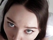 The guy fucked the pussy of a Russian girl after a blowjob