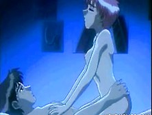 Anime cutie hot fucking in the dark night