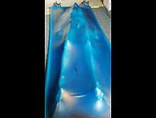 Slave Encased In Latex Vacbed,  Part 2