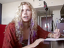 Blonde College Hippie Fucked To Orgasm And Covered In Cum