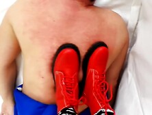 Trampling.  Fatality dr martens head,  body,  fingers trampling crushing.