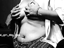 Nadiya shows off her real huge boobs and curvy backside