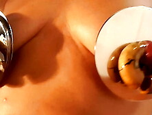 nippleringlover sexy mom enormous nipple shields huge nipple rings extreme stretched nipple piercings pierced cunt cute rear-end