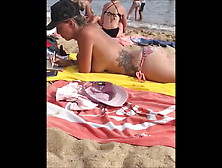 Voyeur A La Plage (126) - Big Tits Milf Topless Beach