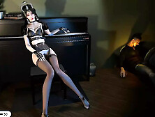 Virtual Queen of Bigboob Fantasy - 3D Animation