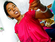 Permi Pooja Hot Indian Bhabhi First Time Homemade Sex in Kitchen with Big Natural Tits