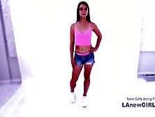 Petite Cute Teen Teases Big Cock And Rides It (18+)