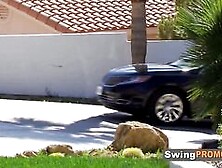 Craig sucks on Chrissy's punani during pre party action