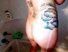 spanking her ass silly.  slow motion spank