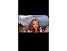 Bubble butt chick fucking on beach