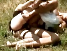 Filthy Queer In Diapers Ass Fucked In The Park By A Hot Milf